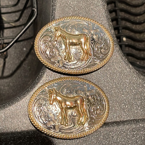 Other - Pair of Men’s Horse Belt Buckles.